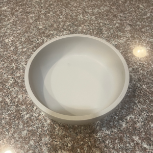 Textured Concrete Bowl